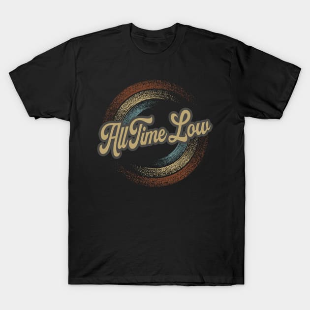 All Time Low - Circular Fade T-Shirt by anotherquicksand